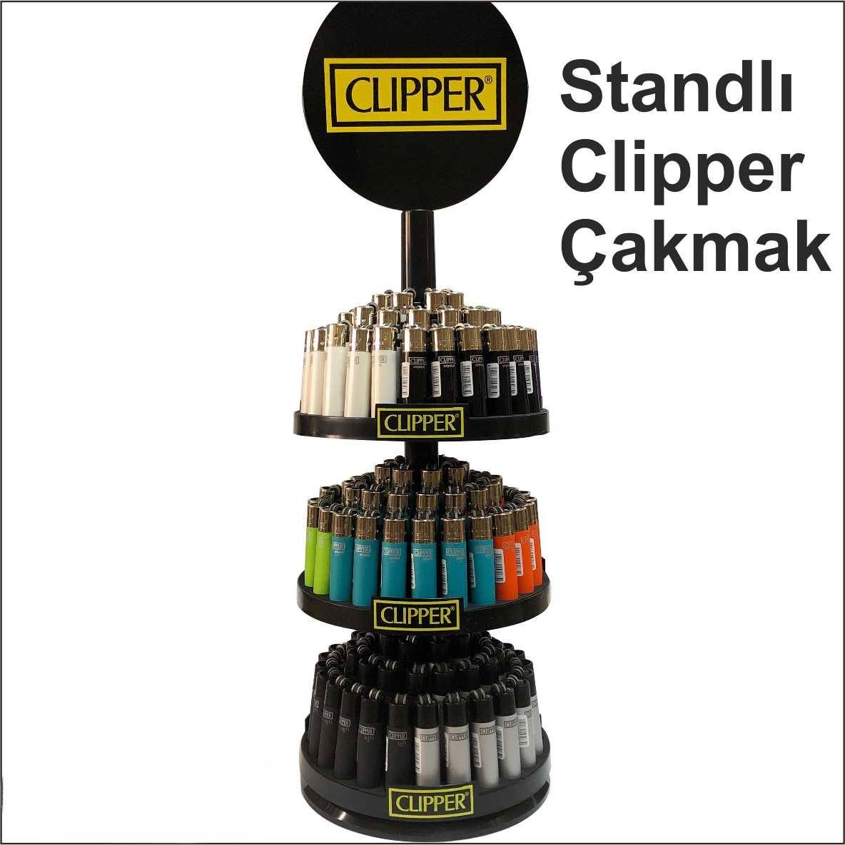 Clipper Pocet Çakmak Standlı