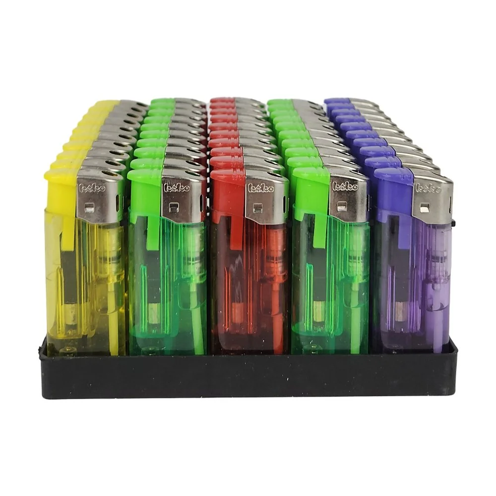 Koko Manyetolu Çakmak 50 Li Şeffaf Cam Doldurulabilir - 2