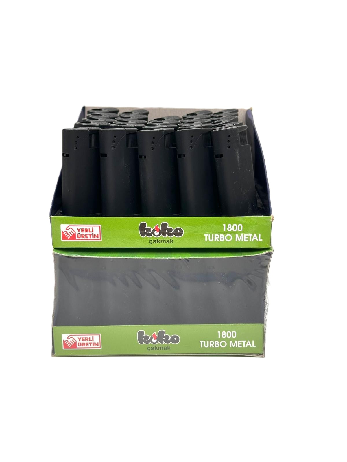 Koko Metal Kılıflı Turbo Çakmak 25'li