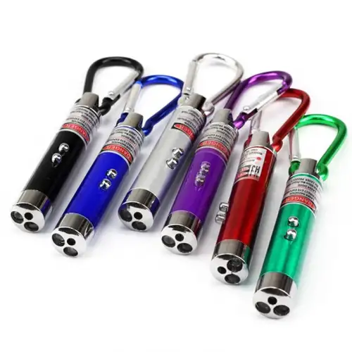 Lazer Anahtarlık Kedi Oyun Lazeri Oyuncağı Lazer Pointer Işık - 3